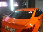 Автомобиль заклеенный пленкой