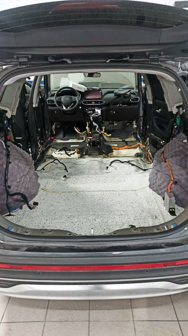 Полная шумоизоляция авто KIA SORENTO
